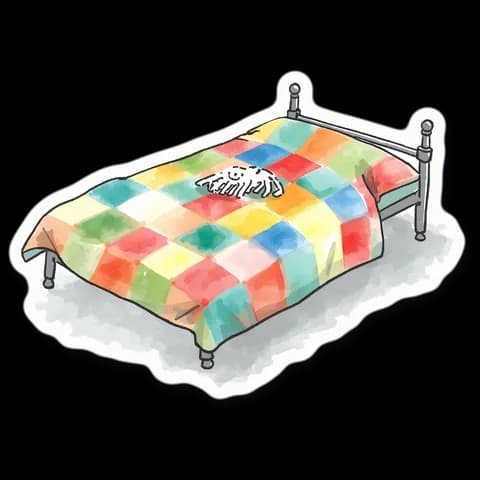 the quilt, the picture from the book