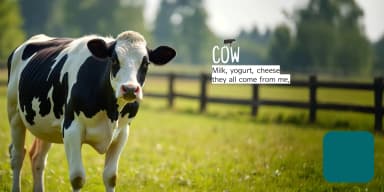 Farm Animals: Inside: the cow