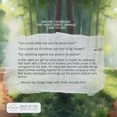 Forest Animals: Back cover