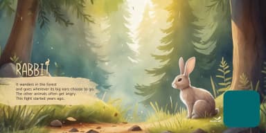 Forest Animals: Inside: the rabbit