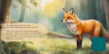Forest Animals: Inside: the fox