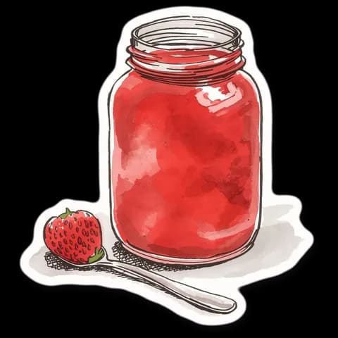 the jam, the picture from the book