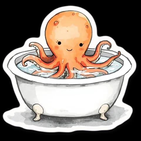 the octopus, the picture from the book