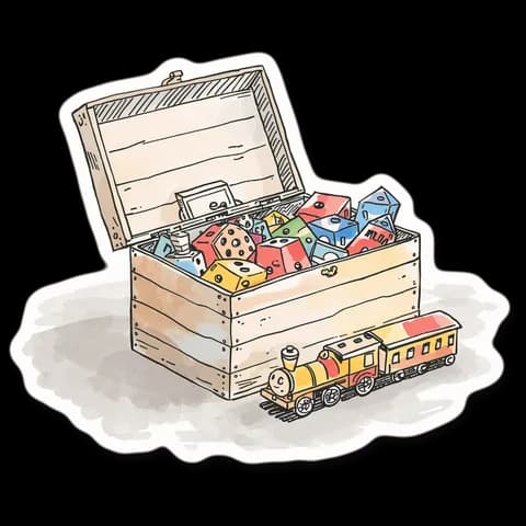 the box, the picture from the book
