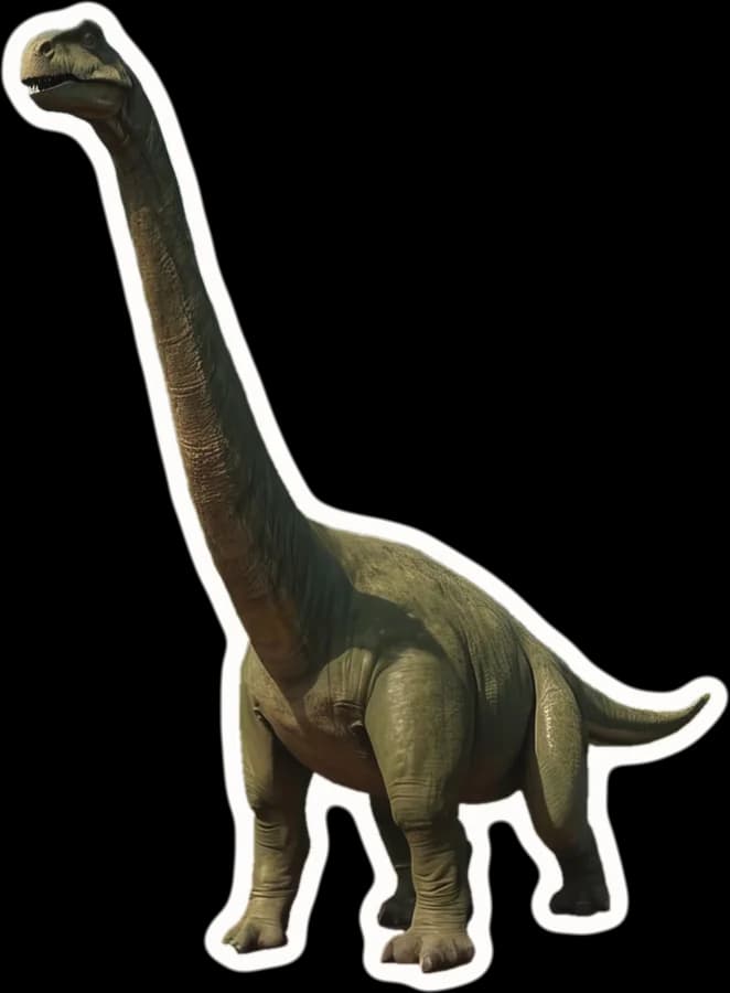 The Brachiosaurus from Dinosaurs Are Back