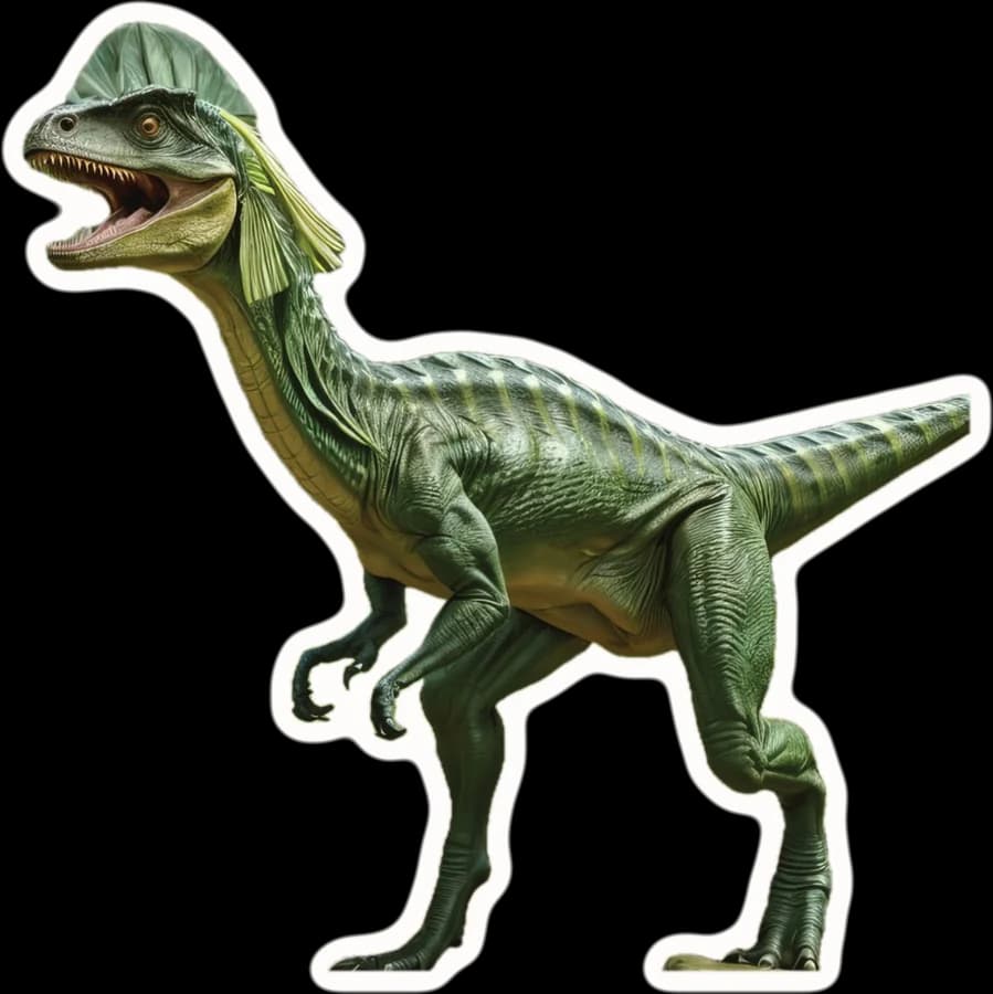 The Dilophosaurus from Dinosaurs Are Back