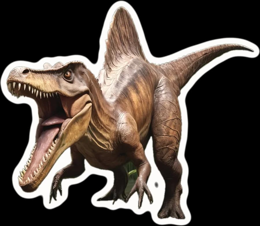 The Spinosaurus from Dinosaurs Are Back