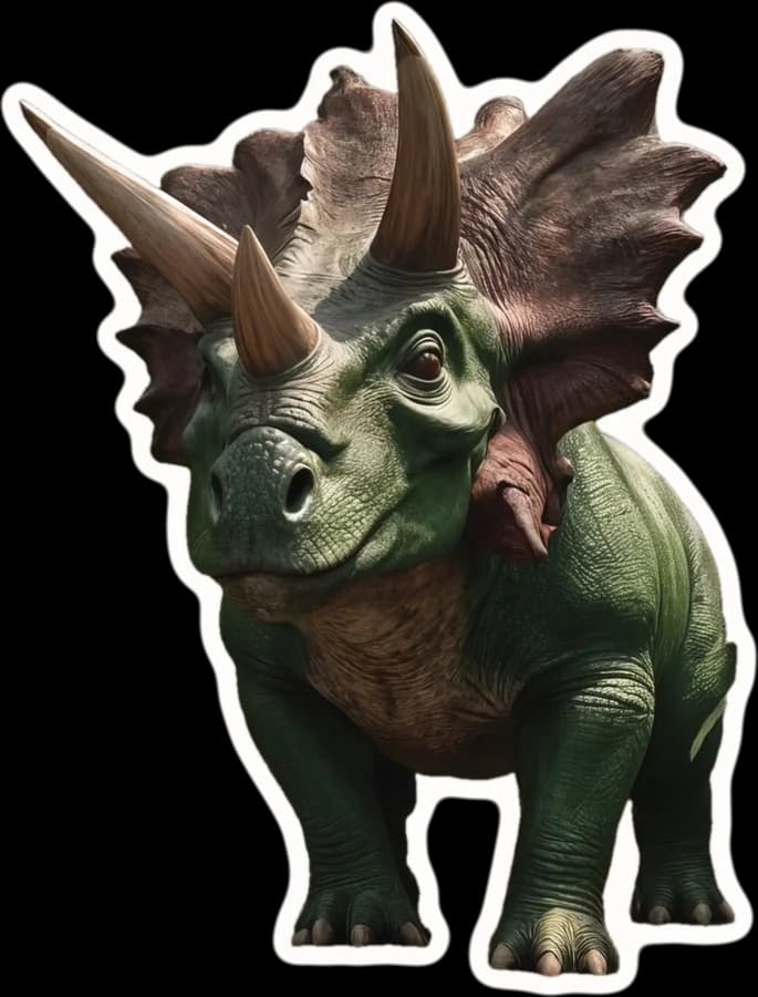 The Triceratops from Dinosaurs Are Back