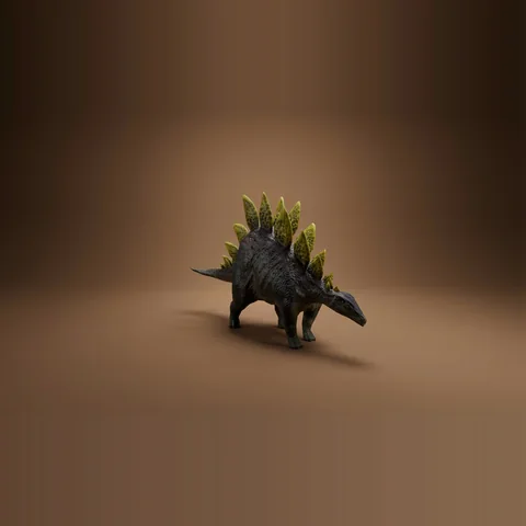 3D stegosaurus from Dinosaurs Are Back
