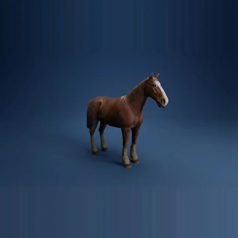3D horse from Farm Animals