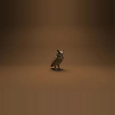 3D owl from Forest Animals