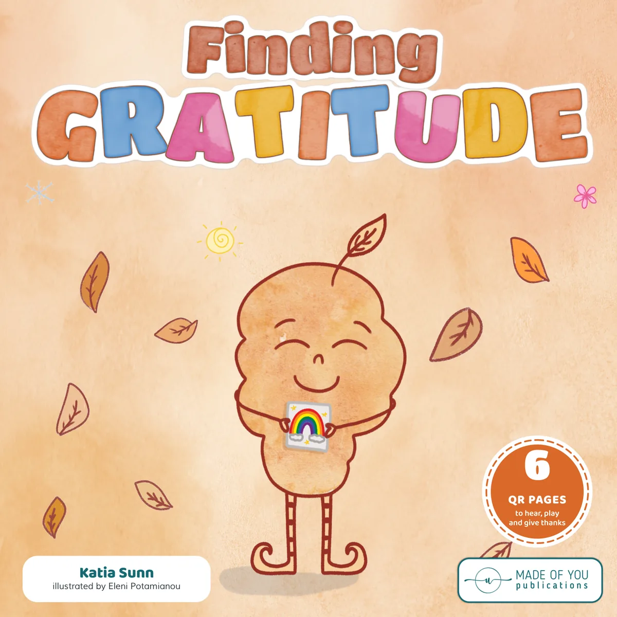 Cover of Finding Gratitude, a picture book about gratitude and the four seasons