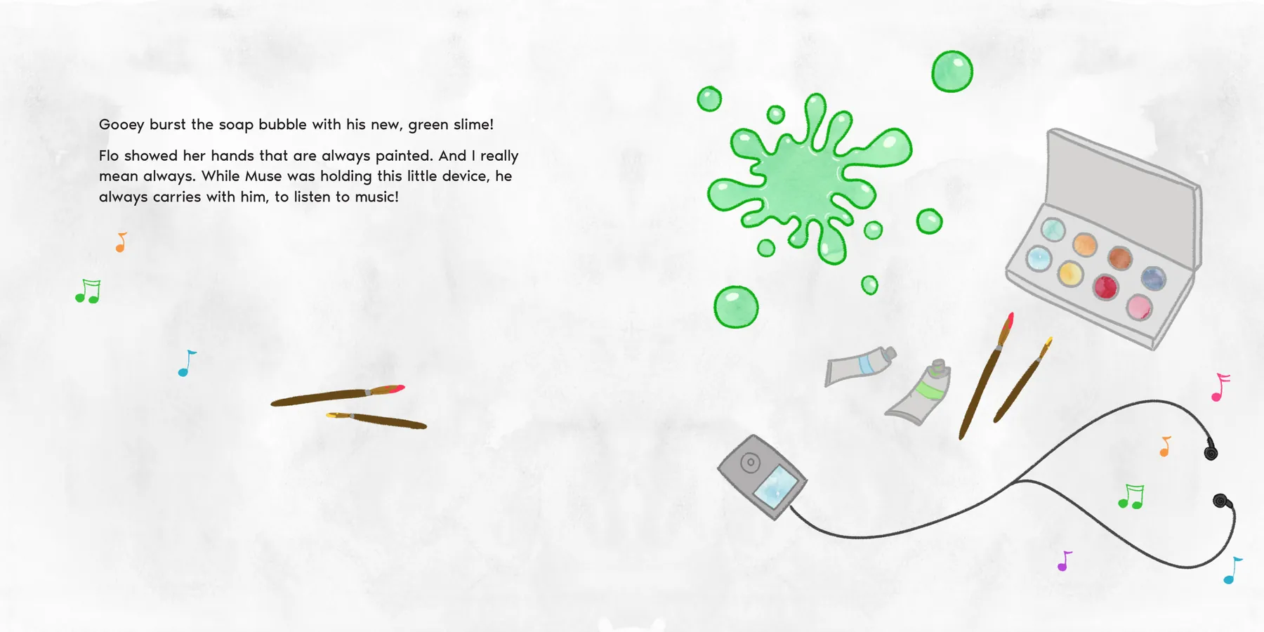 Inside Foo's Big Emotions: Gooey's slime, Flo's paints and Muse's music: every friend has a way.