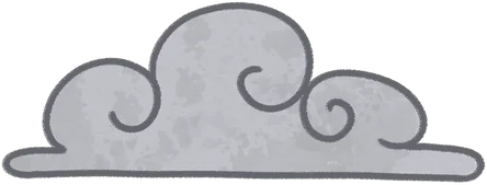 A bigger gray cloud.