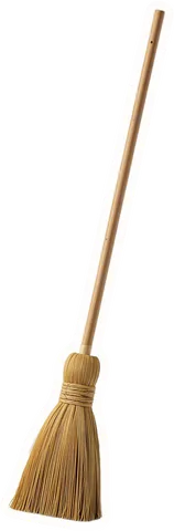 Broom, a paper cut-out