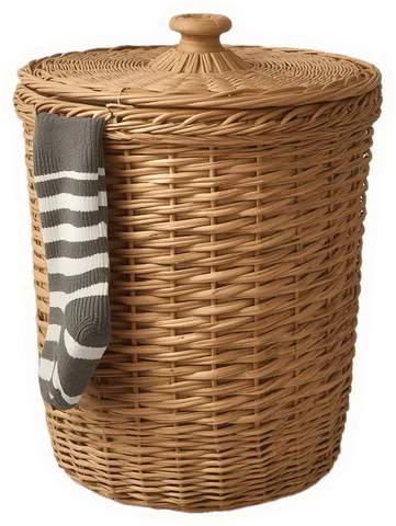 Laundry basket, a paper cut-out