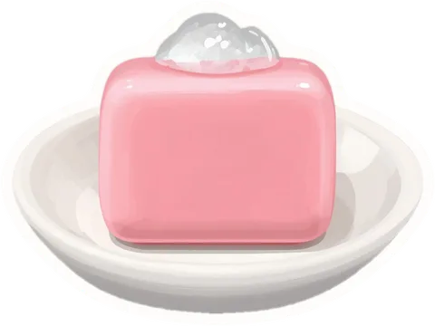 Soap, a paper cut-out