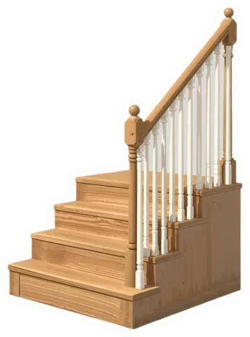 Bottom step, a paper cut-out