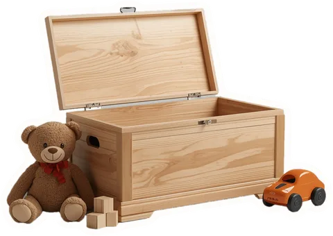 Toy box, a paper cut-out