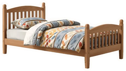 Under the bed, a paper cut-out
