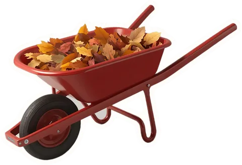 Wheelbarrow, a paper cut-out