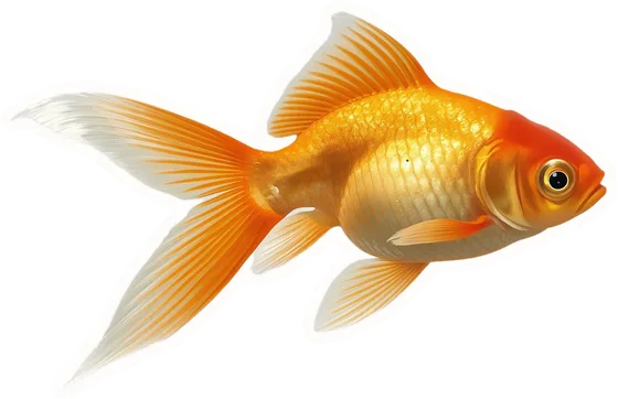 Goldfish, a paper cut-out