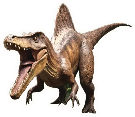 Spinosaurus, a paper cut-out